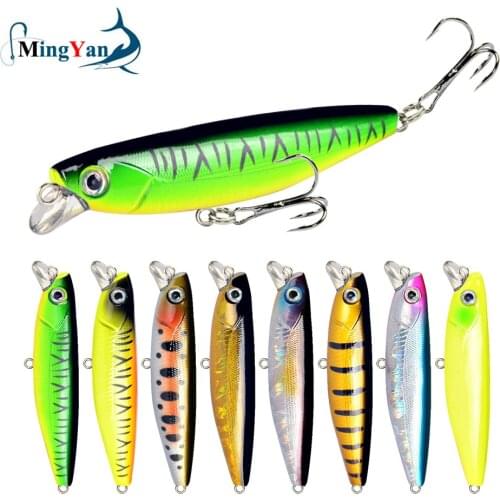 1pcs Sinking Minnow Fishing Lure 8cm 14g Crankbait Wobblers 3D Eyes Perch Artificial Bait Pike Carp Bait Swim Bait Fishing Pesca