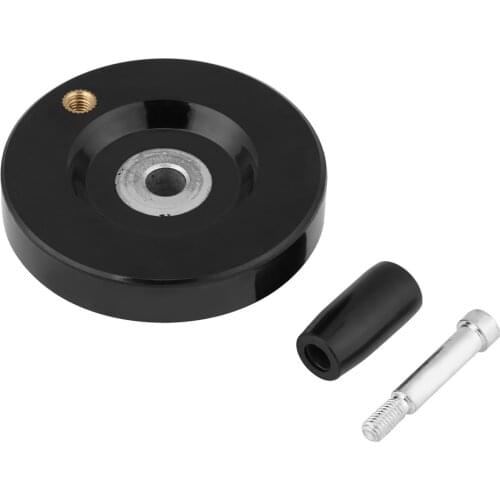 1 pcs Revolving Handle Hand Wheel Lathe Milling Machine Rear Ripple Hand Wheel With Revolving Handle 63mm 80mm 125mm 160mm 200mm