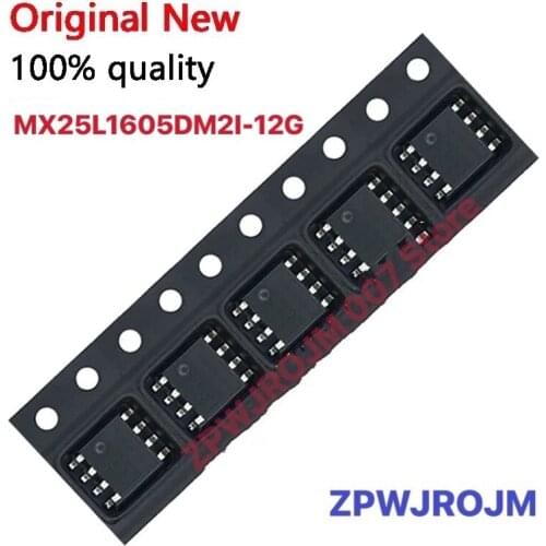10pcs MX25L1605DM2I-12G 25L1605DM2I-12G 25L1605DM2I MX25L1605D MX25L1605 25L1605D SOP-8