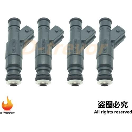 4PCS OEM 0280156050 Fuel Injector Nozzle For Geely Xiali N3 Chana Hafei FAW
