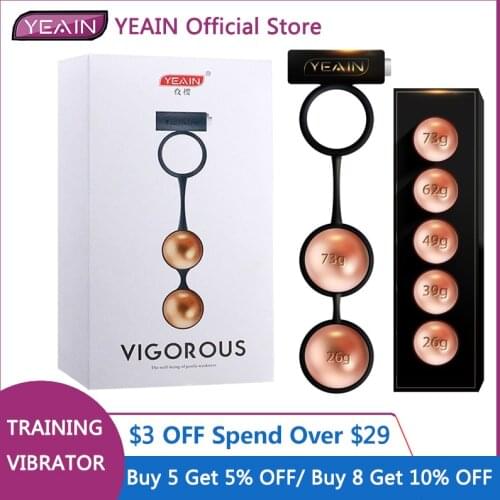 YEAIN 5 Balls 5 Stage Penis Dumbbells Male Persistence Control Increase Hard Organ Erection Intensity Training Sex Toys For Man