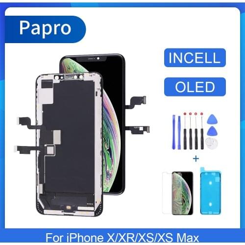 AAA+++ For iPhone X XR XS XS Max With OEM 3D Force Touch Digitizer Assembly LCD Screen Display Replacement True Tone Supported