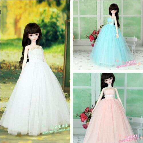 1/4 1/3 BJD clothing Accessories doll Wedding dress for BJD/SD MSD SD13 EID woman,not include doll, shoes,wig and other E2530
