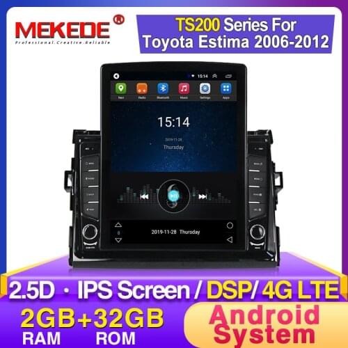 Android HD 9.7inch Tesla screen Car Radio for Toyota Estima/PREVIA/Tarago/Canarado 2006-2012 Multimedia stereo System head unit