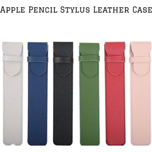 Hasahing For Apple Pencil Case Sticker Holder Pencil Case for Ipad Capacitor Pen Tablet Stickers PU Touch Pen Protective Case