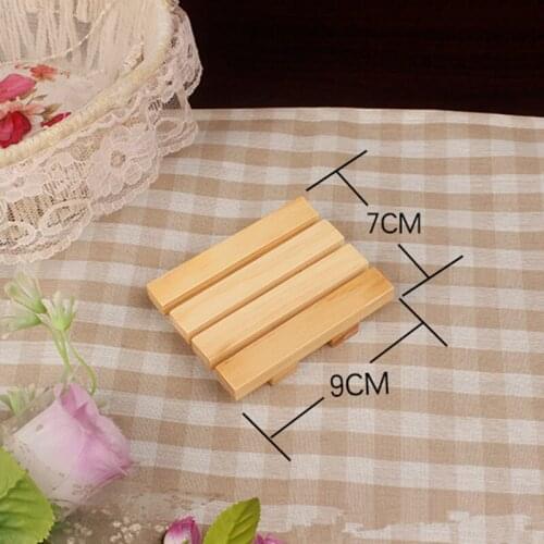 Bathroom Wooden Soap Dish Wood Wooden Soap Dish Storage Tray Holder Bath Shower Plate Bathroom F20173708