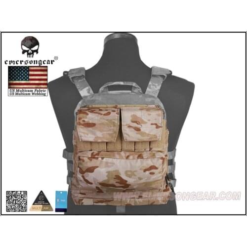 Emerson Back Pack BY ZIP Panel FOR AVS JPC2.0 CPC Tactical Vest Pouch Package Multicam Arid EM9286A