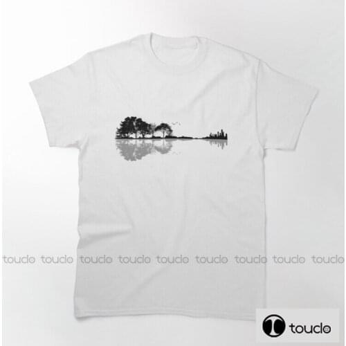 New Nature Guitar 100% Cotton Men T-Shirt Summer Loose Men/Women T Shirt Casual Short Sleeve MenS Anime T-Shirts