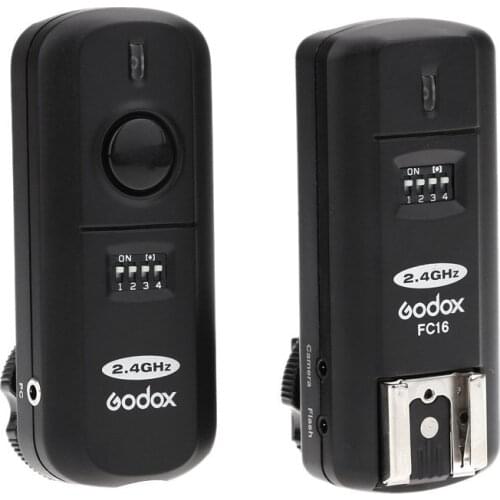 Godox FC-16 C 2.4GHz 16 Channels Wireless Remote Flash Studio Strobe Trigger & Receiver for Canon 5D 6D 7D 5D Mark III 60D 600D
