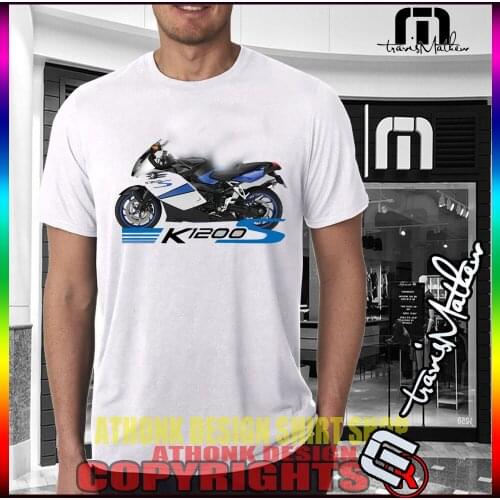 Hot Sale K1200 S Motorcycle Fans Summer Style T-Shirtic K1200 S Motorrad T-Shirt 100% Ctton Tee Shirt