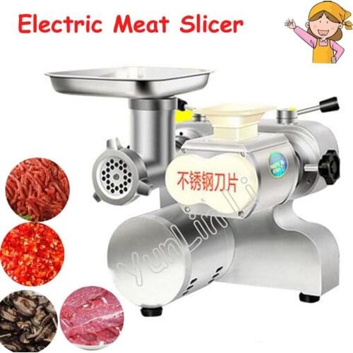 Commercial Electric Meat Slicer Stainless Steel Meat Grinder Desktop Sausage Filter LXJQ-4001