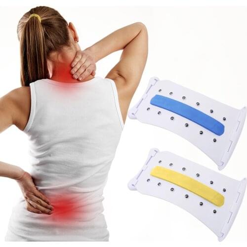 Back Massager Stretcher Equipment Cervical Lumbar Magic Support Fitness Relaxation Spine Pain Relief Back Stretcher