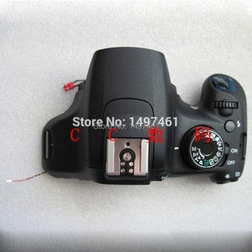 New Top cover with Push button switch Repair parts for Canon EOS 1200D;Rebel T5;Kiss X70;DS126491 SLR