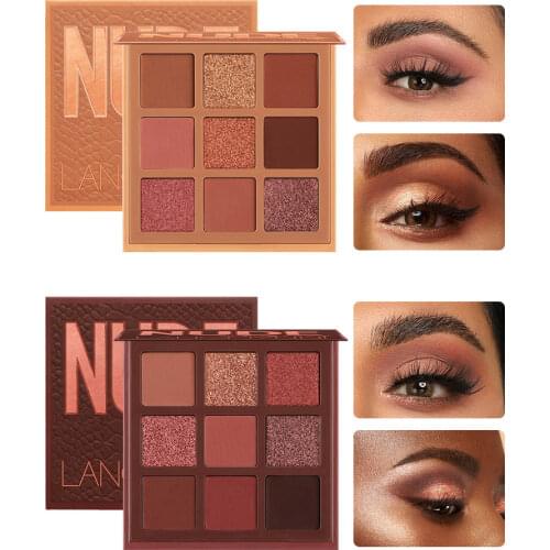 Fashion New Arrival Charming Eyeshadow Palette 9 Color Make Up Palette Matte Shimmer Eye Shadow Beauty