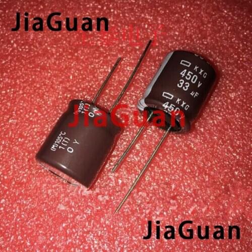 20pcs NEW NIPPON KXG 33UF 450V 18x20MM NCC electrolytic Capacitor 450V33UF CHEMI-CON NCC kxg 450v 33uf