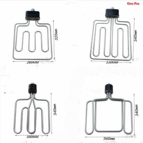6/9/12KW Submersible Water Heater Electric Water Immersion Heating Element Steam Box Hot Tube 304 Stainless Steel 220V/380V