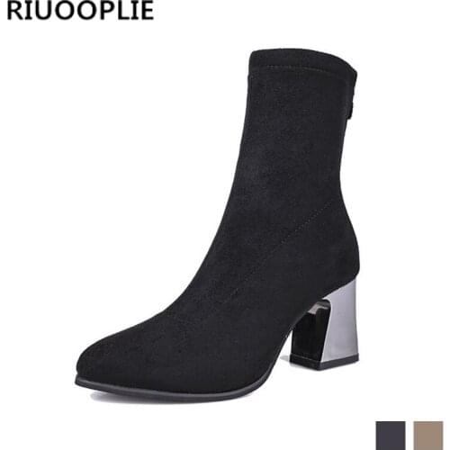 RIUOOPLIE Women's High Boots