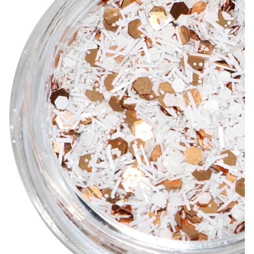 Nail Art Decoration Snowflake Nail Sequins Colorful Stripe Champagne Glitter Manicure Paillette Flakies NEW