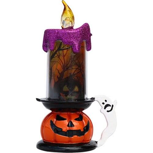 Halloween Decoration Lights Skull Ghosts Party Candle Lights Led Pumpkin Party Happy Halloween Party Decor For Home