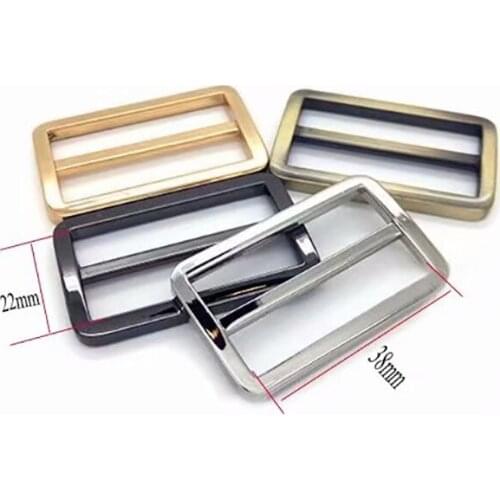 1 1/2 Inch Nickel Triglide Strap Adjusters 38mm inner width Silver Strap Sliders Buckle 50pcs/lot