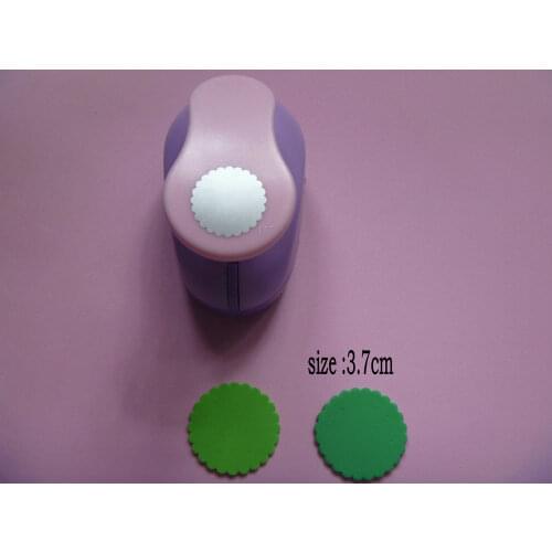 1"-3" wave circle punch diy craft hole punch eva foam puncher Kids scrapbook paper cutter scrapbooking punches Embossing device