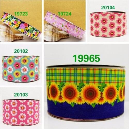 Free shipping 50 yard cartoon printed grosgrain ribbon 19723