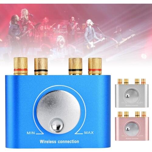 12V Digital Home Theater Amplifiers Mini Speaker Power Amplifier with 3.5mm Audio Plug Bluetooth-compatible for Laptop MP3 Phone