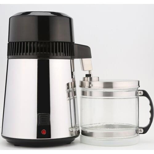 Household 4L Water Distiller Distilled Water Machine Distillation Purifier Filter Stainless Steel Dental Laboratory Water Filter