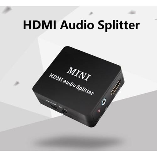 HDMI to HDMI+Audio Splitter decoder HDMI in HDMI SPDIF COAXIAL 3.5mm Headphone out with Micro USB Cable For DVD TV