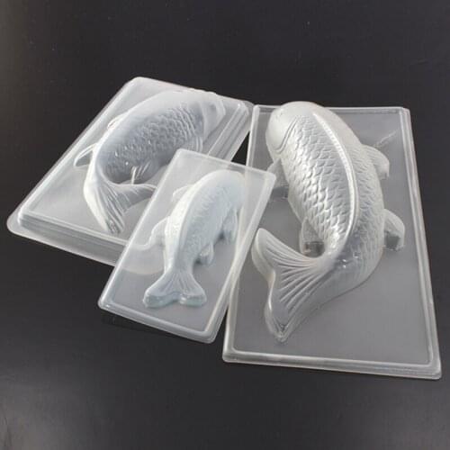 Carp Cyprinoid Fish 3D Cake Chocolate Mould Jelly Sugarcraft Mold Tool Baking Tools