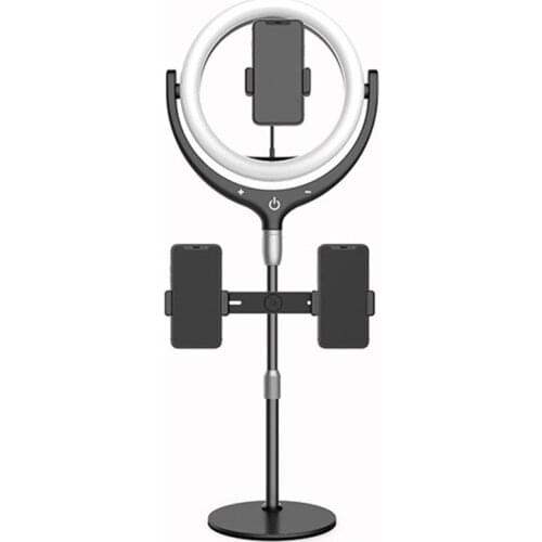 Beauty fill light mobile live ring light 12 inch led makeup mirror net red anchor desktop bracket