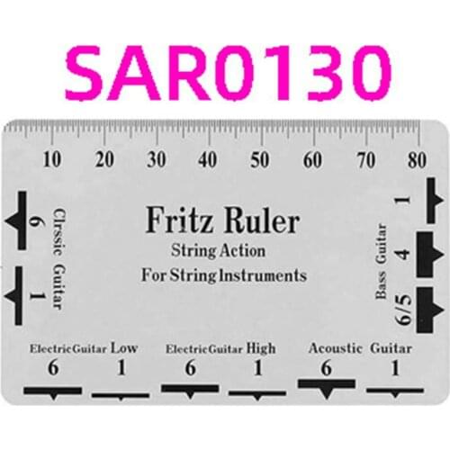 2pcs String Action Ruler Gauge Tool For Electric Bass Acoustic Guitar Guitarra Accessories Stringed Musical Instruments Parts