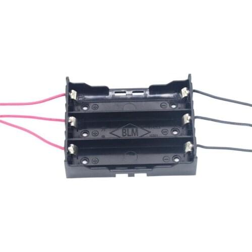 MasterFire 500pcs/lot Plastic 3 Slots 18650 Battery Holder Storage Box Case for 3 x 18650 Batteries With 6 Leads DIY Power Bank