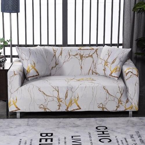 Marble Slipcovers Sofa Cover Elastic Couch Covers Sectional Sofa Covers Sofa Set Loveseat Slipcover Armchair Sofa Couch Cover