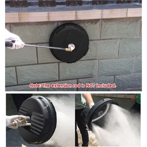 High Pressure Floor Cleaner with 1/4 Standard Quick Plug Household Copper Cleaning Machine Commercial Rotating Road Cleaner