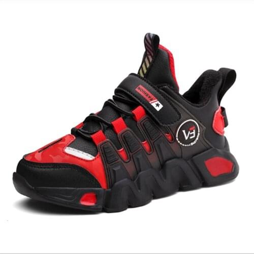 2020 New Winter Children Shoes Boys Sports Shoes Children Plush Lining Warm Lightweight Fashion Casual Shoes