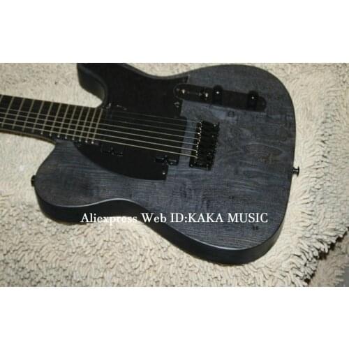 Wholesale Guitars Newest 7 Strings One Piece Neck Electric Guitar Ebony Fingerboard HOT