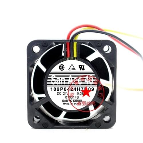 Original 109P0424H7D09 24V 0.08A 40*40*15mm CNC machine tool inverter Fanuc cooling fan