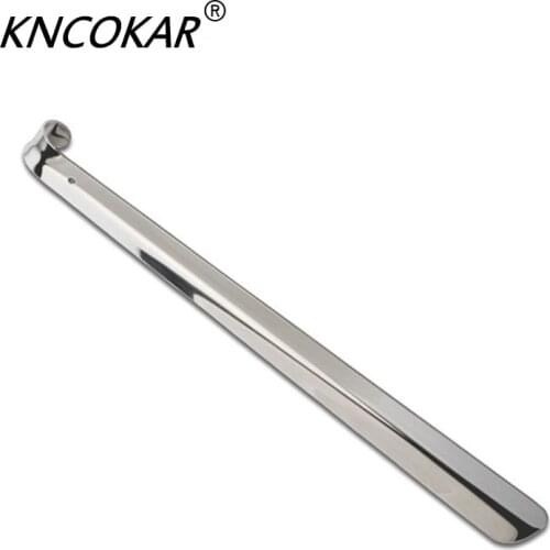 KNCOKAR Professional 41cm Durable Stainless Steel Shoe Horns Easy Handle Shoe Horn Spoon Shoehorn Shoe Lifter shoe tree Tool