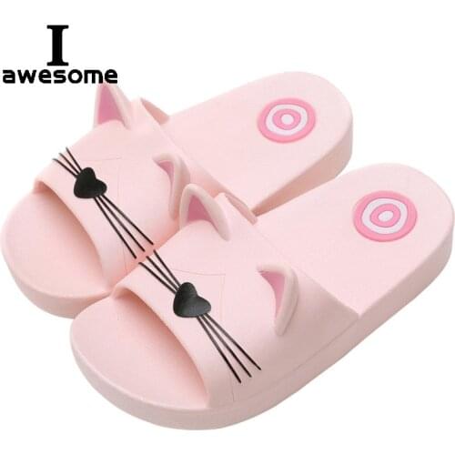 Size 23-34 Slippers Baby Kids Girls Boys Home Slippers Cute Cartoon Non-slip Floor Family Flip Flops Summer Beach Sandals Shoes