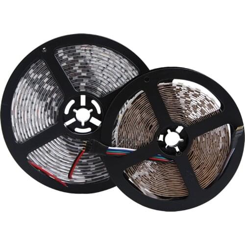 LED Strip Light 5050 24V RGB RGBW RGBWW 24 V 5 M Waterproof Flexible 60LED/M Led Strip RGBW 24V RGBWW Tape Lamp Ribbon Backlight