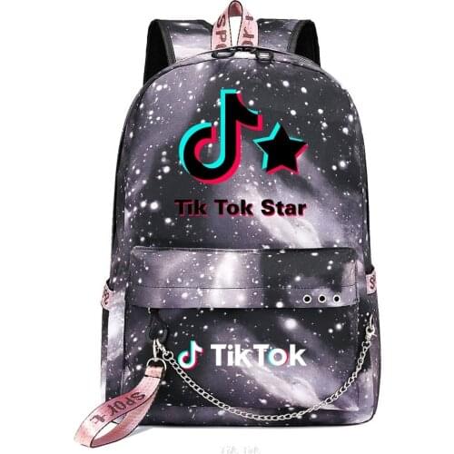 Tik Tok Backpack For Teenager Boys Girls Student School Backpack Anti-theft Usb Men Luminous Bags Anti-theft Usb Bag