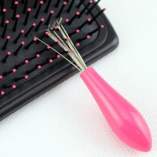 1PC Hot Fashion Mini Hair Brush Combs Cleaner Magic Shower Women Hair Combs Cleaning Brush Tools