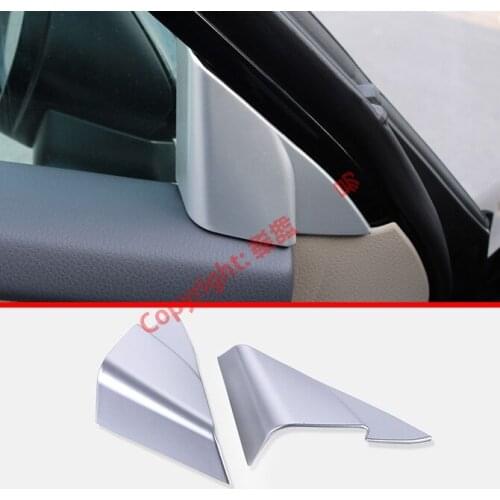 ABS Pearl Chrome Interior A Pillar Cover Trim For Toyota Camry MK8 2018 2019