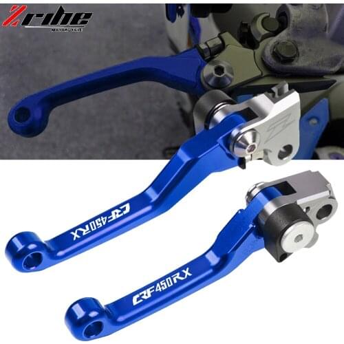 For Honda CRF450RX 2017-2019 2018 CRF450 CRF 450 RX Dirt Bike Motocross Motorbike Aluminum Folding Brake Clutch Lever CRF450RX