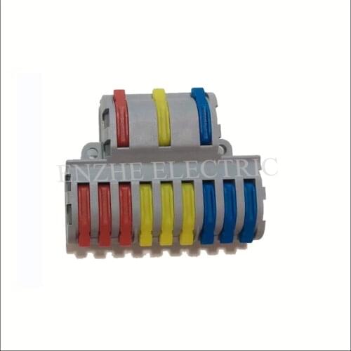 50pcs SPL-93 Quick connector Fast multi-function wire connecting artifact splicing one to open the docking terminal