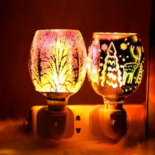 LED Electric Air Diffuser AromaHome Relax Defuser Color Night Light Tart Aromatherapy Diffuser Wax Warmer for Decoration