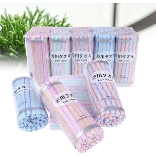 Korean Towel Exfoliating Long Viscose Bath Back Scrub Viscose Bath Towel 30x90cm
