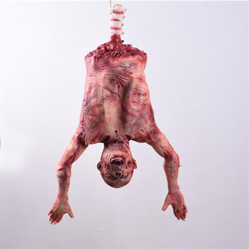 Bloody Halloween Corpse Spooky Halloween Hanging Ghosts Scary Skull Halloween Decor Haunted House Decoration Horror Party Prop
