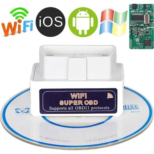Mini ELM327 WiFi V1.5 OBD2 OBDII Error Code Reader Scanner iOS Android PIC18F25K80 For Renault Nissan Mitsubishi Diagnostic Tool